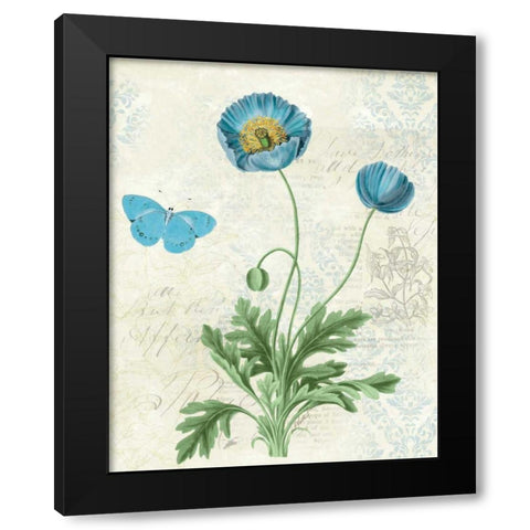 Booked Blue IV Black Modern Wood Framed Art Print by Pertiet, Katie