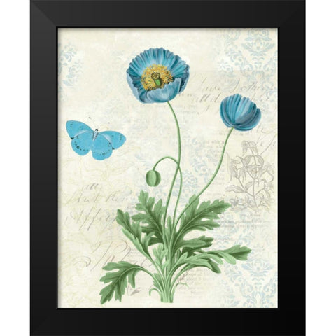 Booked Blue IV Black Modern Wood Framed Art Print by Pertiet, Katie