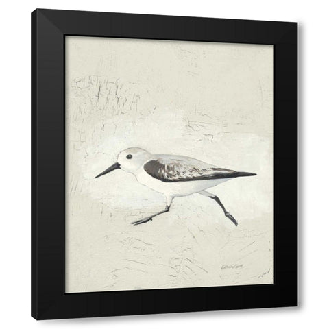 Sea Birds II Black Modern Wood Framed Art Print by Lovell, Kathrine