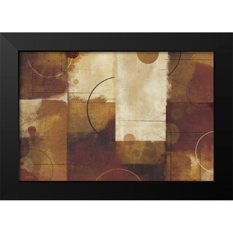 Geometric Spice I Black Modern Wood Framed Art Print by Mullan, Michael