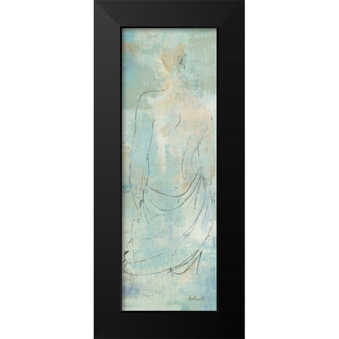 Beauty in the Mist II Panel Black Modern Wood Framed Art Print by Tavoletti, Anne