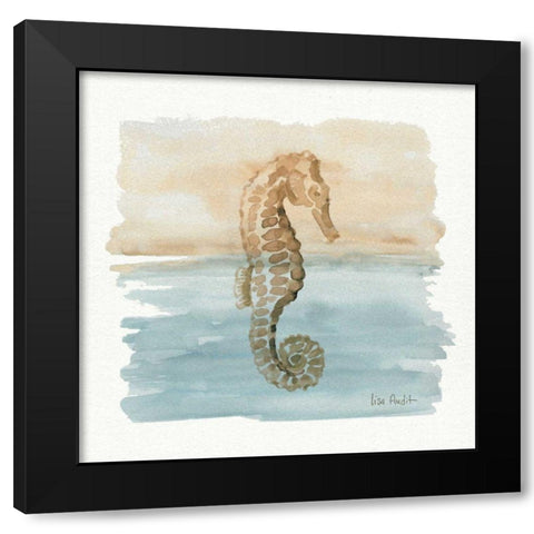 Sand and Sea III Black Modern Wood Framed Art Print by Audit, Lisa