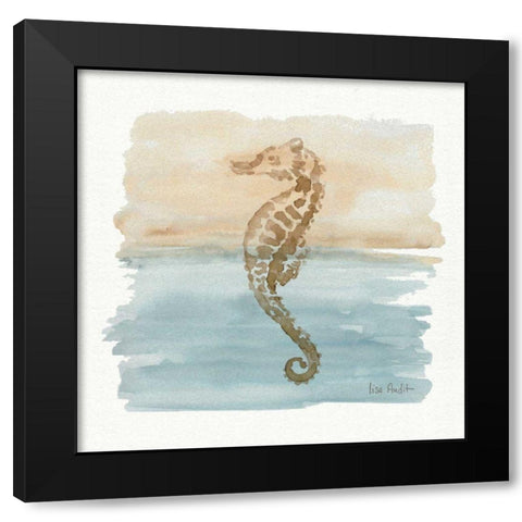 Sand and Sea IV Black Modern Wood Framed Art Print by Audit, Lisa