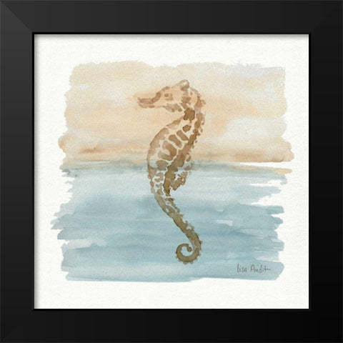 Sand and Sea IV Black Modern Wood Framed Art Print by Audit, Lisa