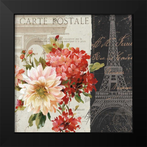 PS Je Taime Dark II Black Modern Wood Framed Art Print by Audit, Lisa