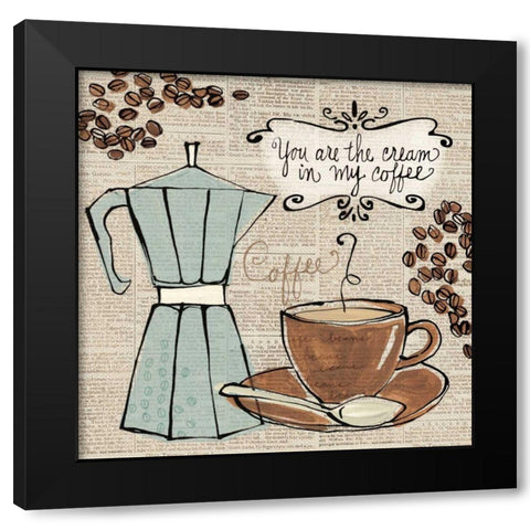 Fresh Roast I Black Modern Wood Framed Art Print with Double Matting by Tavoletti, Anne