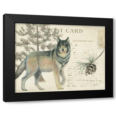 Northern Wild I Black Modern Wood Framed Art Print by Wiens, James