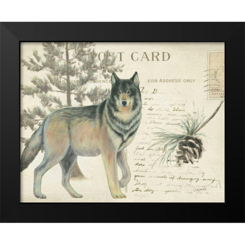 Northern Wild I Black Modern Wood Framed Art Print by Wiens, James