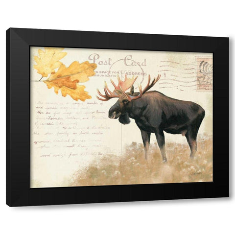 Northern Wild III Black Modern Wood Framed Art Print with Double Matting by Wiens, James