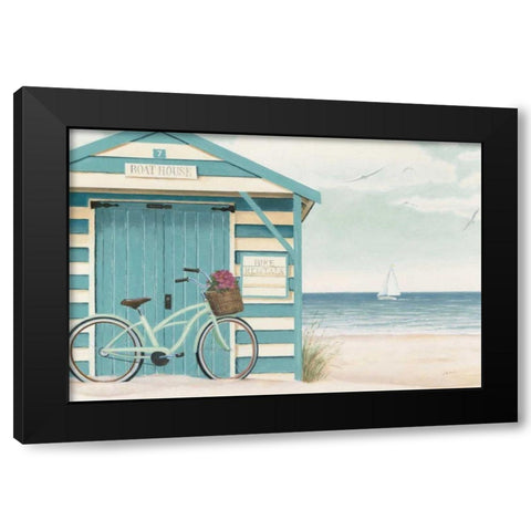 Beach Cruiser I Black Modern Wood Framed Art Print by Wiens, James