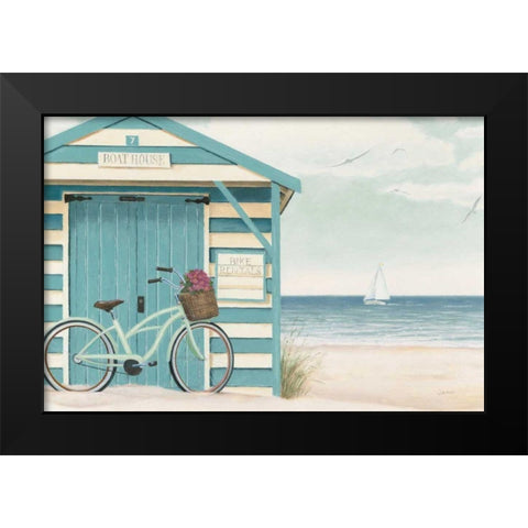 Beach Cruiser I Black Modern Wood Framed Art Print by Wiens, James