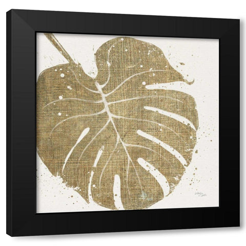 Old Leaves III Black Modern Wood Framed Art Print by Studio, Wellington