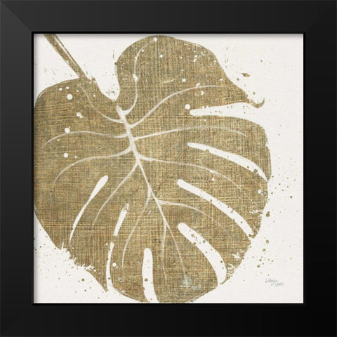 Old Leaves III Black Modern Wood Framed Art Print by Studio, Wellington