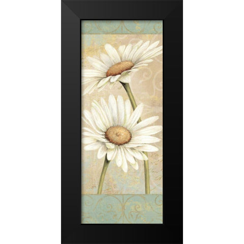 Beautiful Daisies II Black Modern Wood Framed Art Print by Brissonnet, Daphne