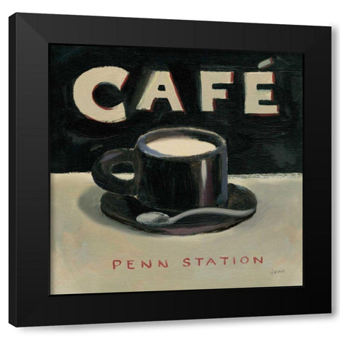 Coffee Spot I Black Modern Wood Framed Art Print by Wiens, James