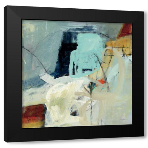 Apex II Black Modern Wood Framed Art Print with Double Matting by Anderson, CJ