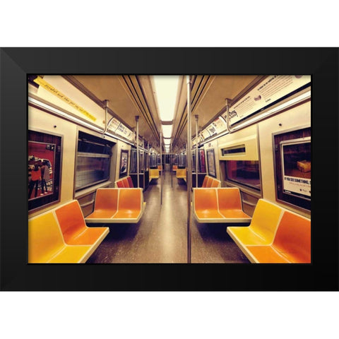 Soul Train Black Modern Wood Framed Art Print by Gendreau, Katherine