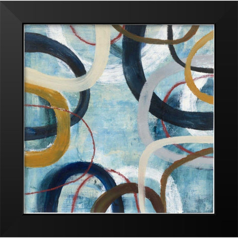 Dwell I  Black Modern Wood Framed Art Print by Warrick, Cheryl