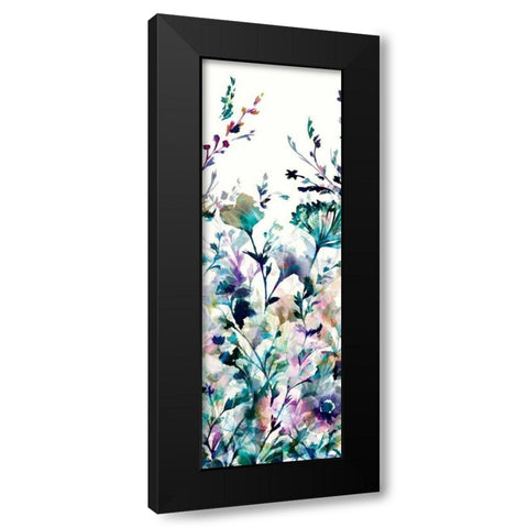 Transparent Garden II - Panel II Black Modern Wood Framed Art Print with Double Matting by Wild Apple Portfolio