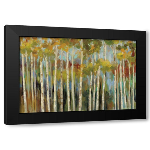 Young Forest III  Black Modern Wood Framed Art Print with Double Matting by Vassileva, Silvia