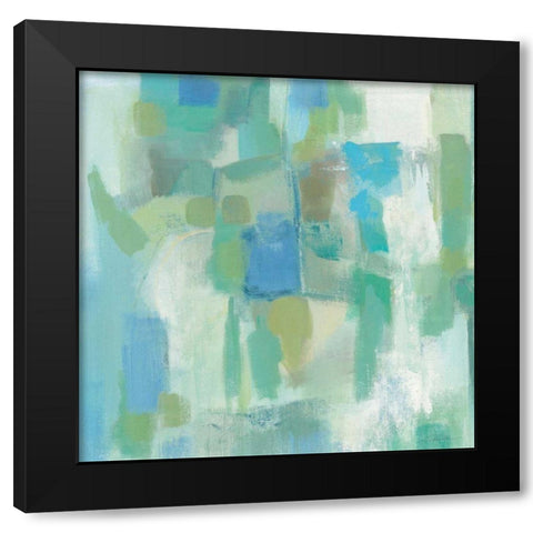 Mountain Spring Black Modern Wood Framed Art Print by Vassileva, Silvia