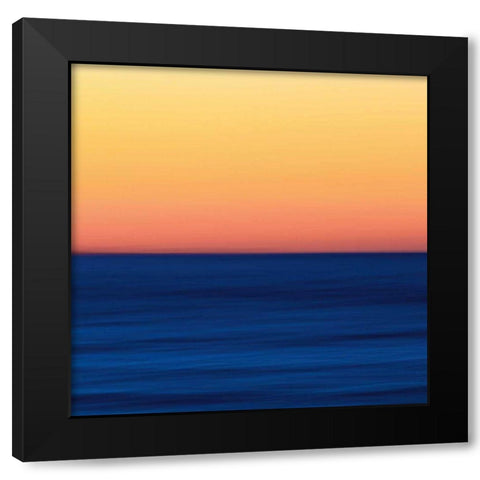 Fire Water Black Modern Wood Framed Art Print by Gendreau, Katherine