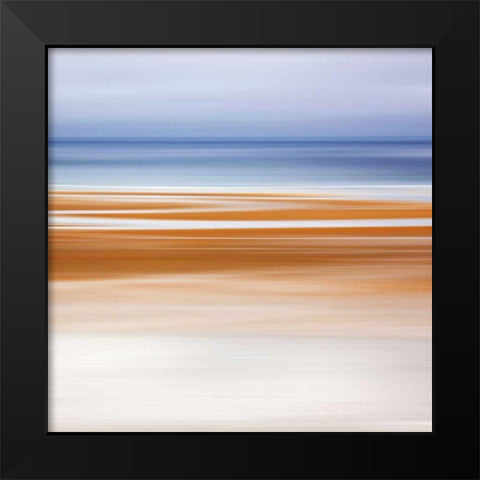 Foggy Evening at Low Tide Black Modern Wood Framed Art Print by Gendreau, Katherine