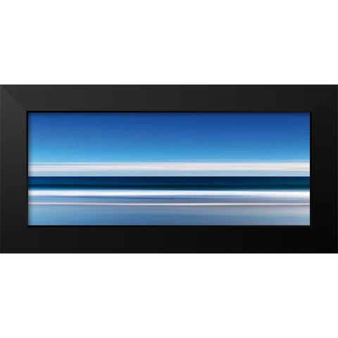 Lucy Vincent Waves Black Modern Wood Framed Art Print by Gendreau, Katherine