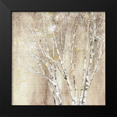 Blue Birch Neutral Black Modern Wood Framed Art Print by Purinton, Julia