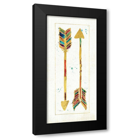 Beautiful Arrows II Black Modern Wood Framed Art Print with Double Matting by Pela Studio