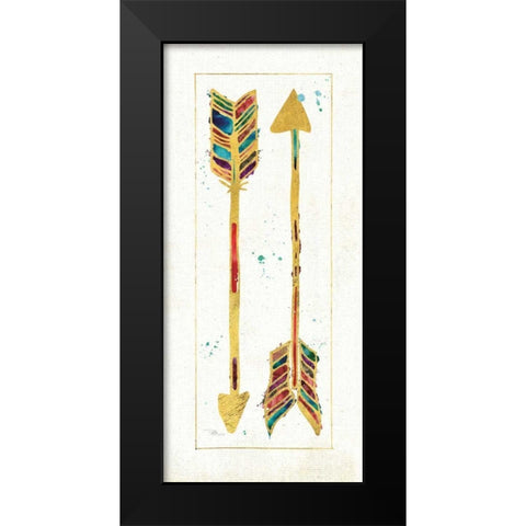 Beautiful Arrows II Black Modern Wood Framed Art Print by Pela Studio