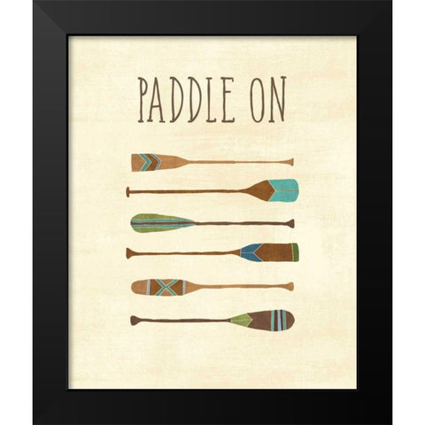 Lake Retreat VI Black Modern Wood Framed Art Print by Charron, Veronique