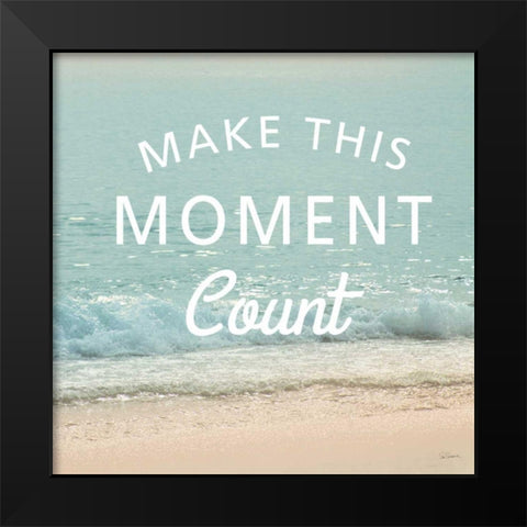 Sea Inspiration IV V2 Black Modern Wood Framed Art Print by Schlabach Sue