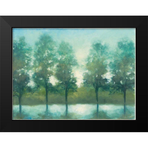 Processional Black Modern Wood Framed Art Print by Purinton, Julia