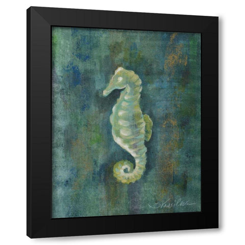 Tropical Sea IV Black Modern Wood Framed Art Print with Double Matting by Vassileva, Silvia