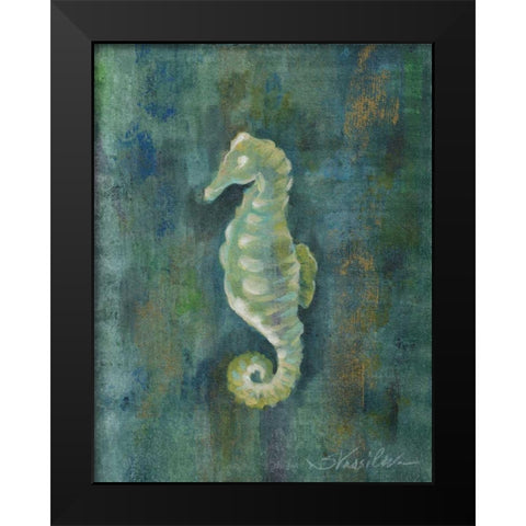 Tropical Sea IV Black Modern Wood Framed Art Print by Vassileva, Silvia