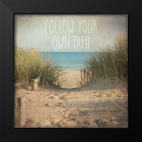 My Gypsy Soul II Black Modern Wood Framed Art Print by Pela Studio