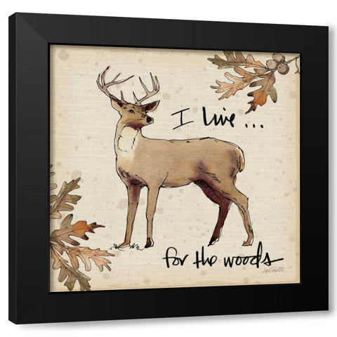 Lodge Life II Black Modern Wood Framed Art Print by Tavoletti, Anne