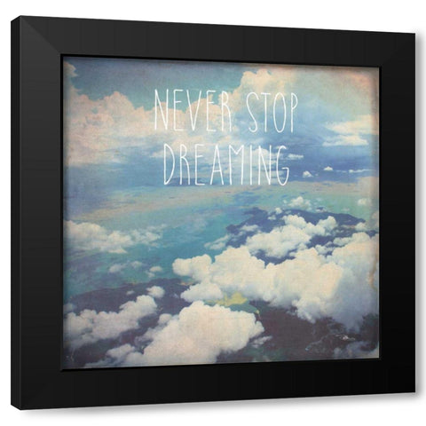 Dreamy II Black Modern Wood Framed Art Print by Pela Studio