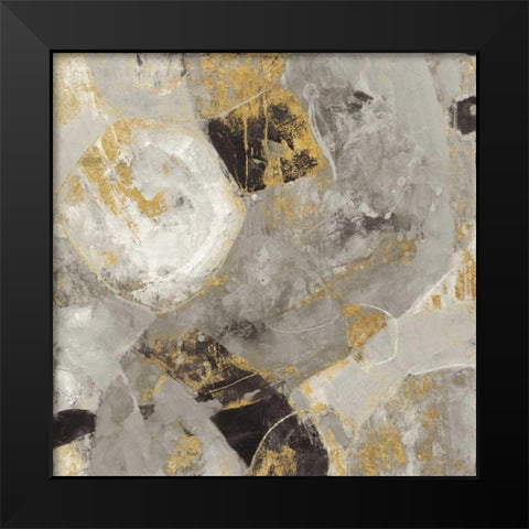Painted Desert Neutral Black Modern Wood Framed Art Print by Vassileva, Silvia