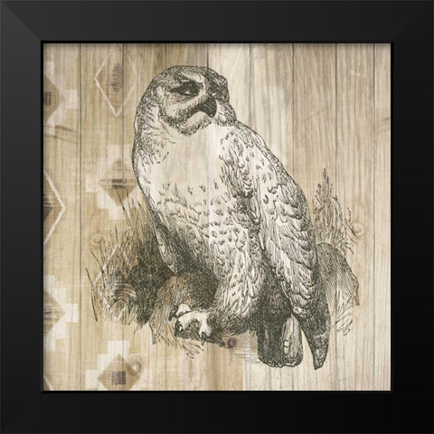 Natural History Lodge II Black Modern Wood Framed Art Print by Wild Apple Portfolio