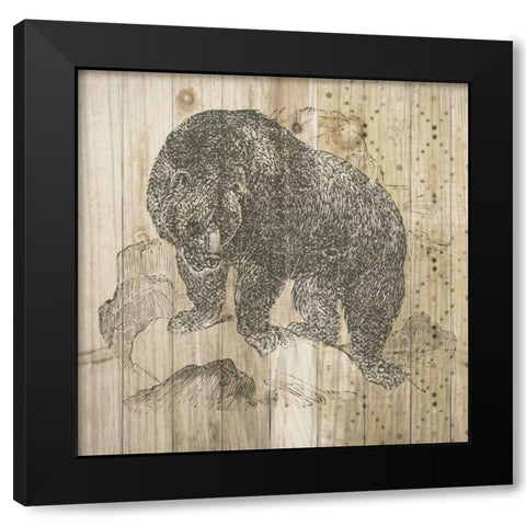 Natural History Lodge IV Black Modern Wood Framed Art Print by DeNeige, Elyse