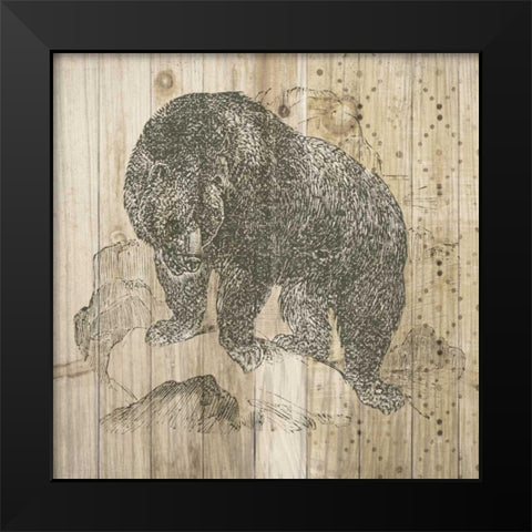 Natural History Lodge IV Black Modern Wood Framed Art Print by DeNeige, Elyse