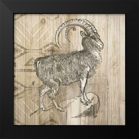 Natural History Lodge VII Black Modern Wood Framed Art Print by Wild Apple Portfolio