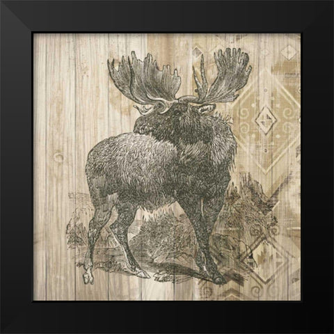 Natural History Lodge VIII Black Modern Wood Framed Art Print by DeNeige, Elyse