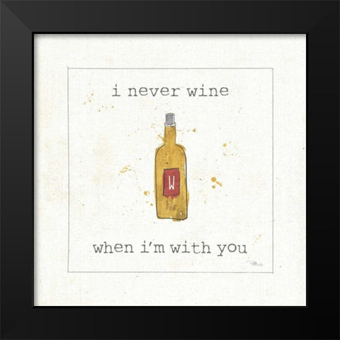 Flavor Notes IV Black Modern Wood Framed Art Print by Pela Studio