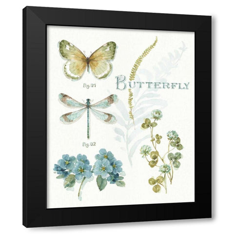 My Greenhouse Botanical I Black Modern Wood Framed Art Print with Double Matting by Audit, Lisa