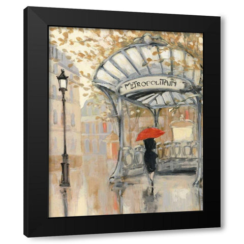 To the Metro III Black Modern Wood Framed Art Print with Double Matting by Purinton, Julia
