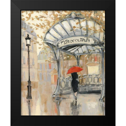 To the Metro III Black Modern Wood Framed Art Print by Purinton, Julia