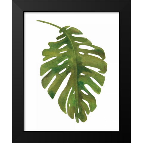 Tropical Palm I Black Modern Wood Framed Art Print by Wild Apple Portfolio